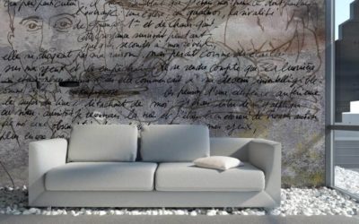 QUELQUES SECONDES D’INSPIRATION ….. INCREATION papier peint sur mesure.