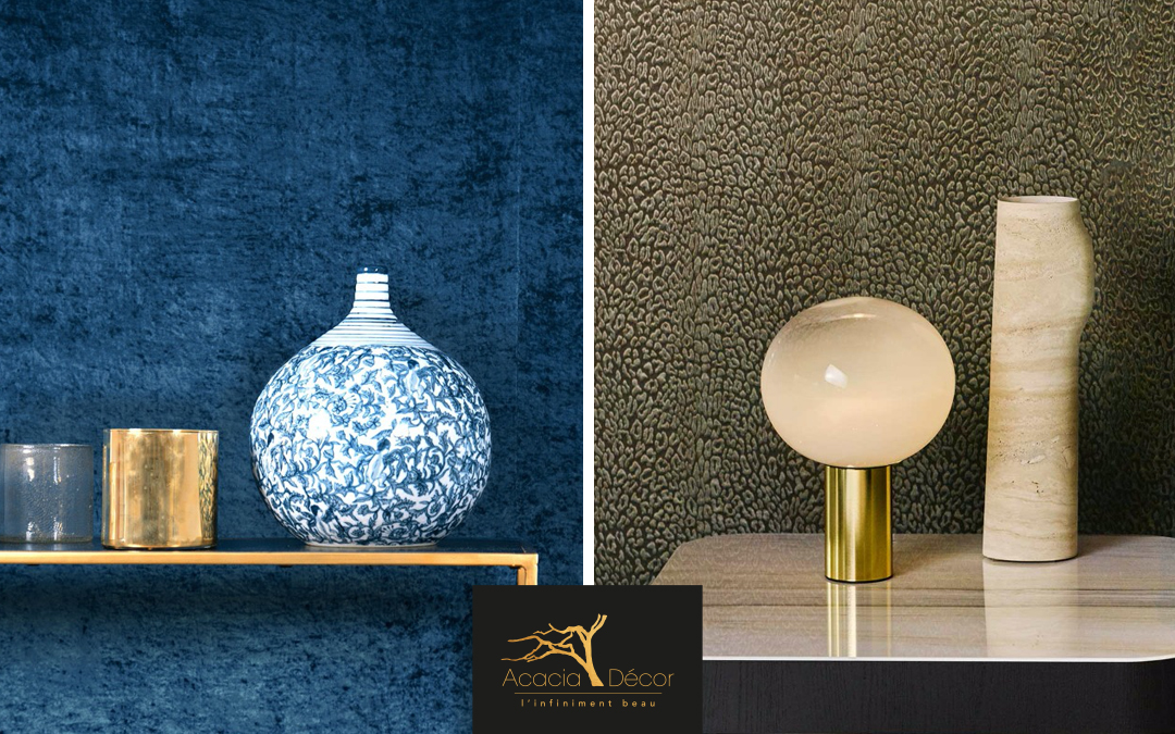 acacia decor DWC Tissu murale authentique