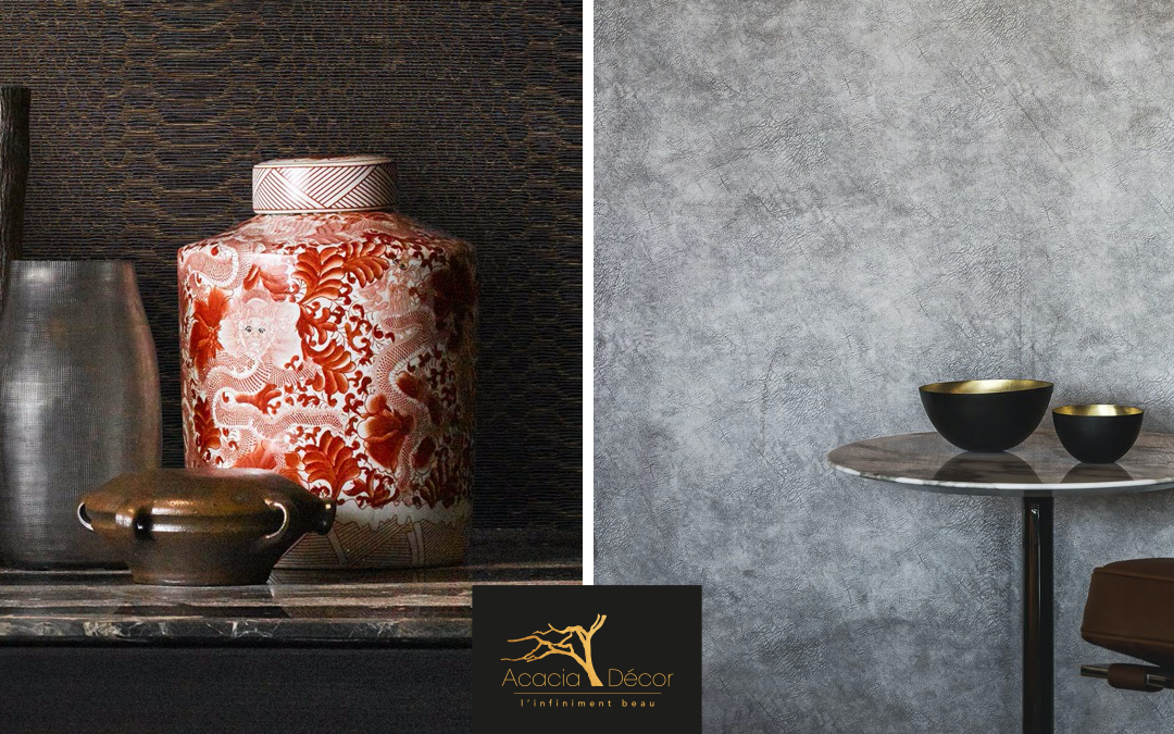 acacia decor DWC Tissu murale authentique