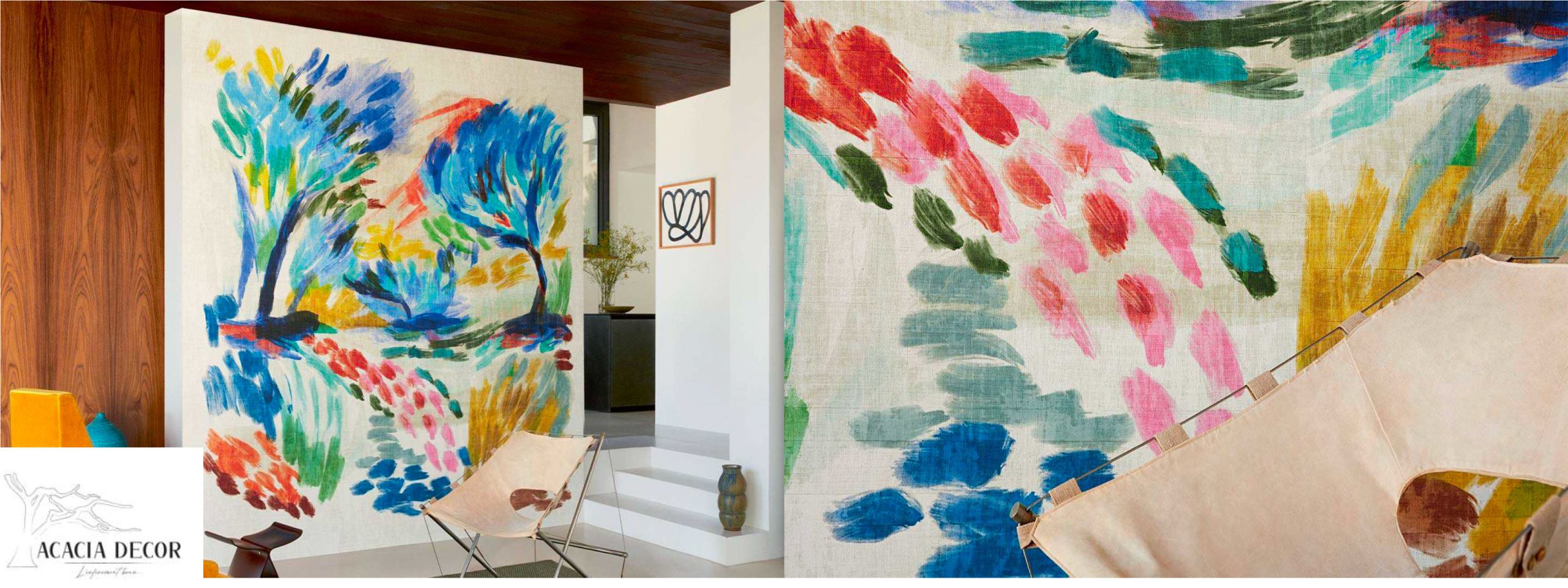 acacia decor peintures decoratives effet beton mural