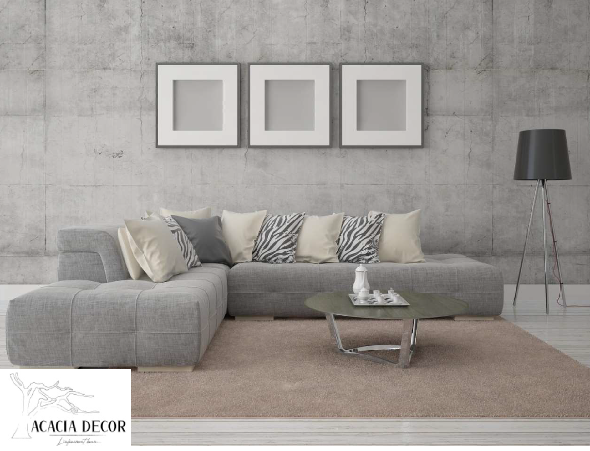 acacia decor peintures decoratives effet beton mural