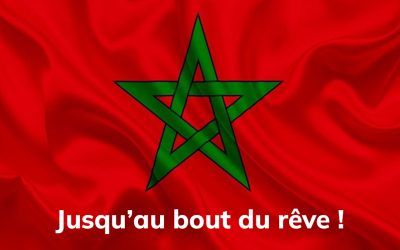 Nous supportons les lions de l’Atlas !